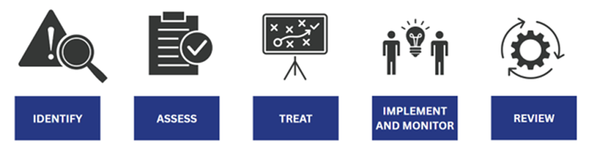 Risk management flow chart
